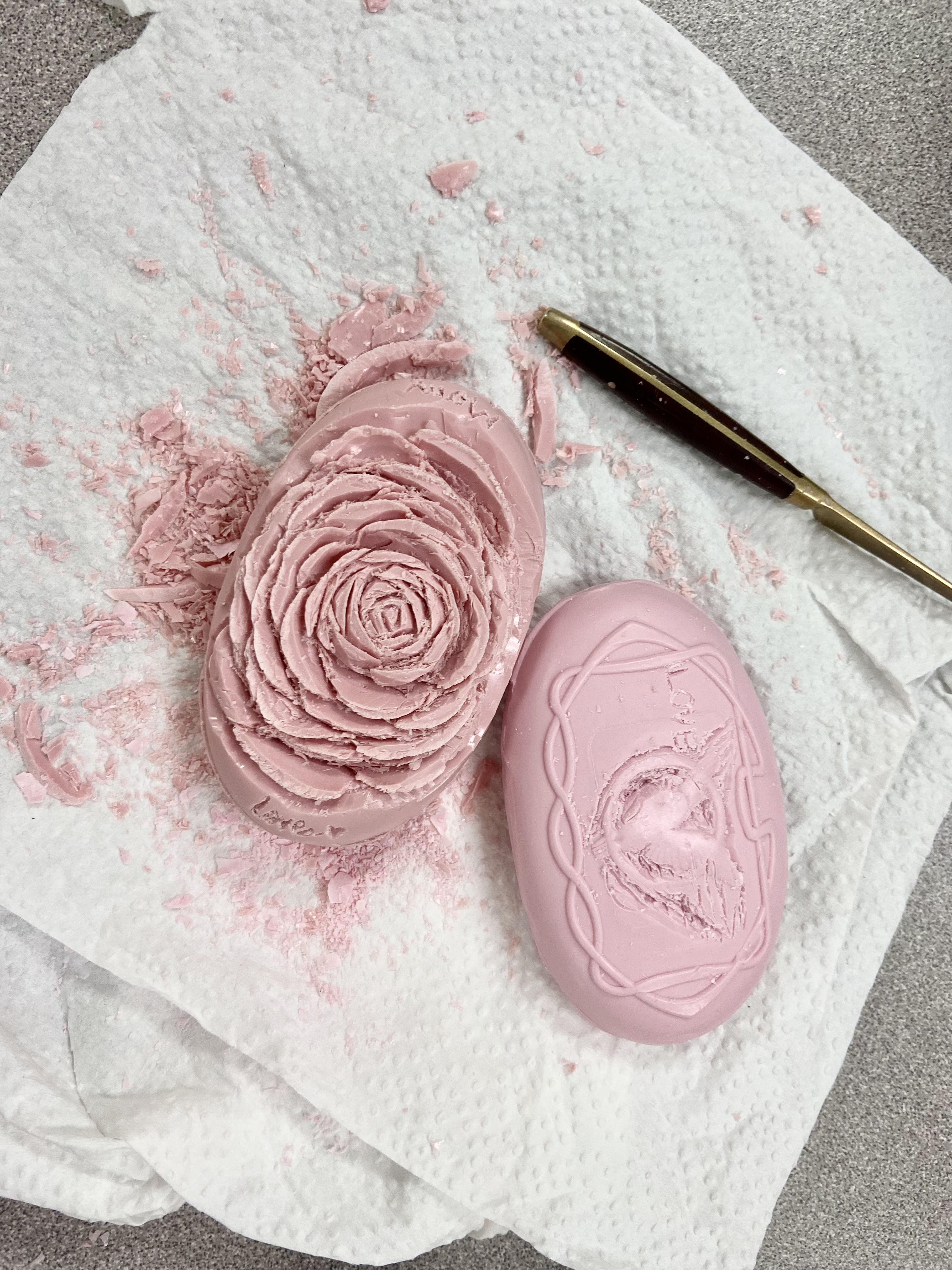 Soap Rose Sculpture